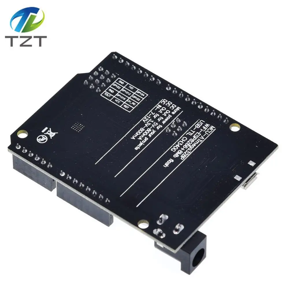 UNO R3 + WiFi ATmega328P ESP8266 (память 32 Мб) Φ CH340G для Arduino Uno NodeMCU WeMos Новое поступление |