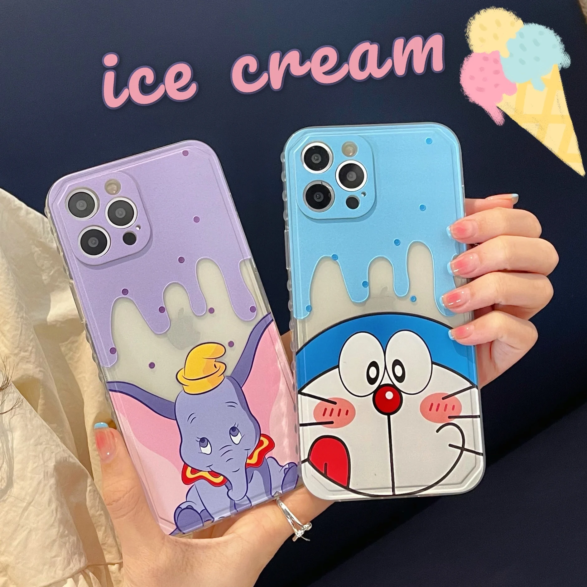 

JWMOVE Cartoon Dumbo iPhone11/12PRO is suitable for XSMAX mobile phone case XR anti-drop 7/8PLUS soft case