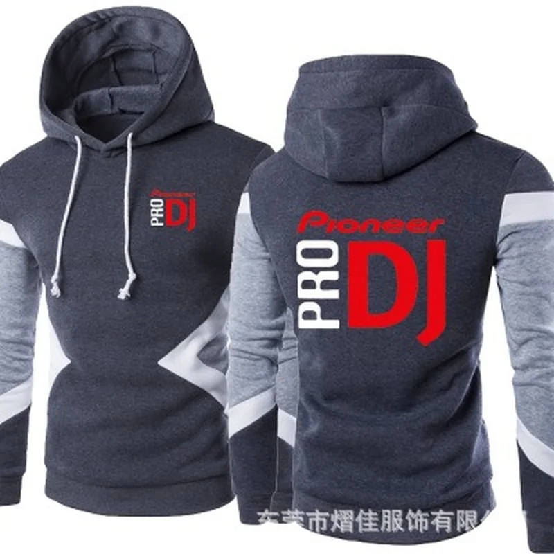 

2021New Men pioneer PRODJ Spring Autumn Fashion Pullover Sweatshirts Patchwork Casual Cotton Hoodies Clothing S-5XL Size