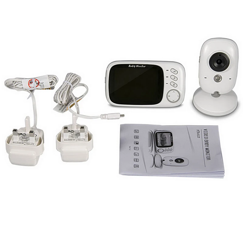 Wireless Video Color Baby Monitor Pet LCD 3.2 inch 2 Way Audio Talk Night Vision Surveillance Security Camera | Дом и сад