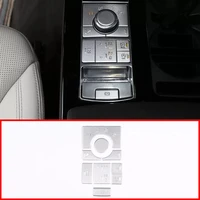 for land rover range rover sport 2014 2017 center console mode adjustment button sequins aluminum alloy car accessories 9 pcs