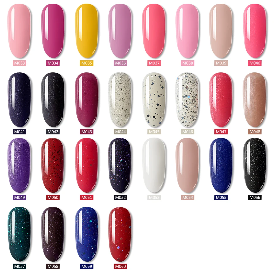 Гель лак MORDDA для дизайна ногтей 5 мл УФ светодиодный 60 цветов гибридный