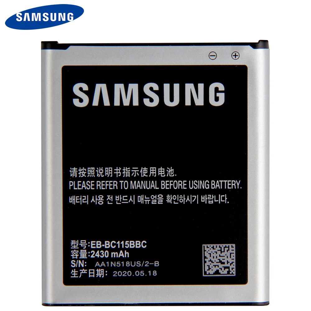 Original Samsung Battery EB-BC115BBC For GALAXY K Zoom SM-C1116 C1158 C1115 EB-BC115BBE Genuine With NFC 2430mAh | Мобильные
