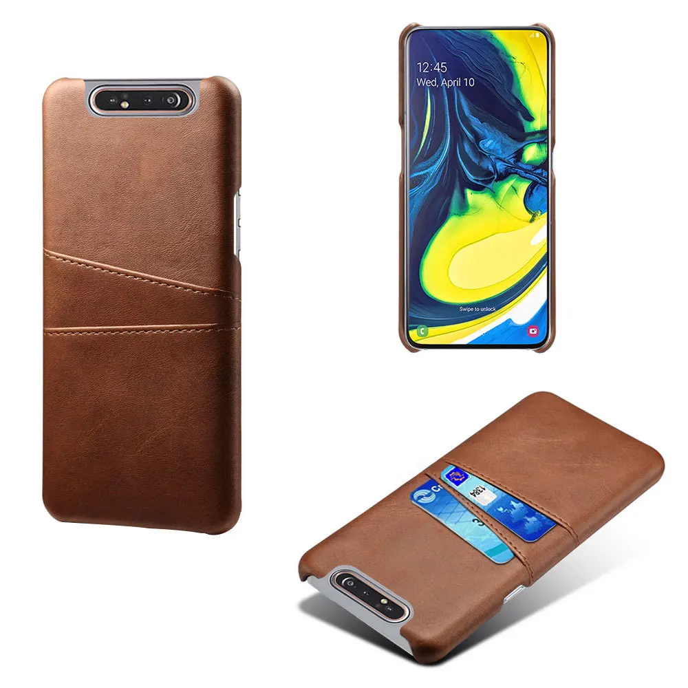 Роскошный кожаный чехол кошелек с держателем для карт samsung Galaxy A80 A70 A60 A50 A40 A30 A20 A10