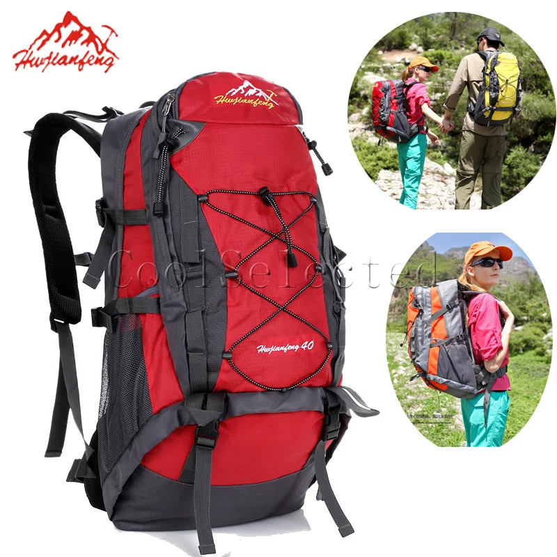 Beste 40L Waterdicht Klimmen Wandelen Rugzakken Reizen Rugzak Fiets Tas Camping Hike Laptop Dagrugzak Outdoor Mannen Vrouwen