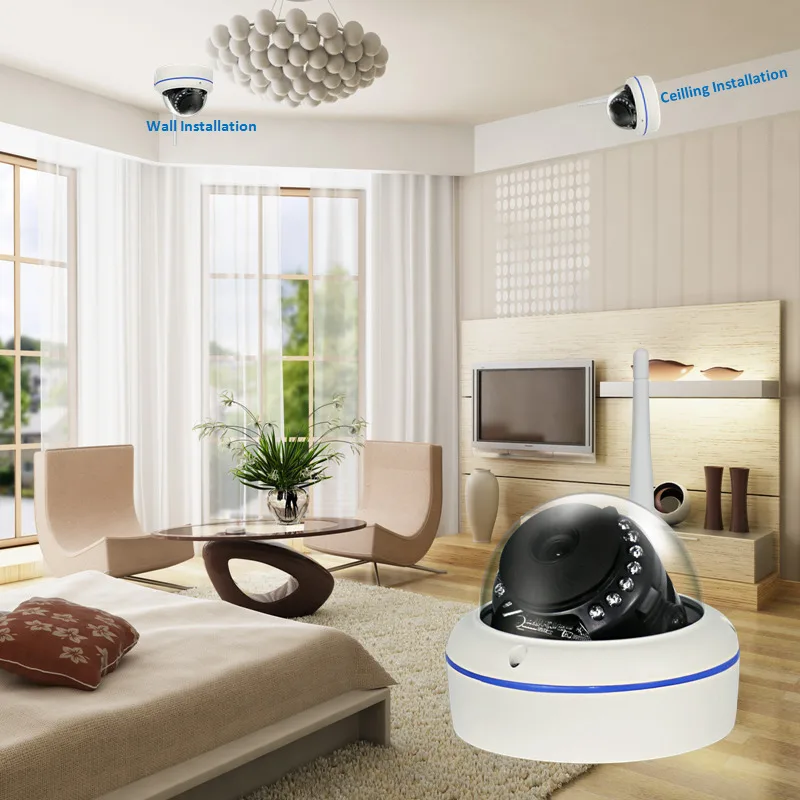 4 канала 960 Мп ИК Plug and Play беспроводной комплект видеорегистратора P2P P HD наружная