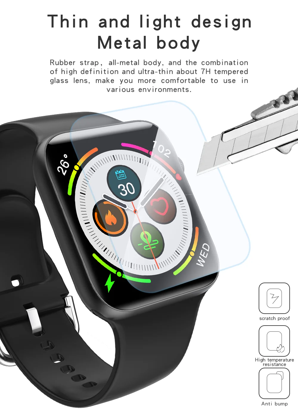 ninkear air pro smart watch clock men sport women smartwatch 2021 heart rate sleep blood pressure monitor bluetooth android ios free global shipping