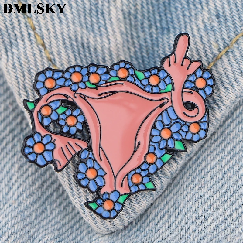 DMLSKY феминистские заколки эмалированные броши металлические значки для шляпы