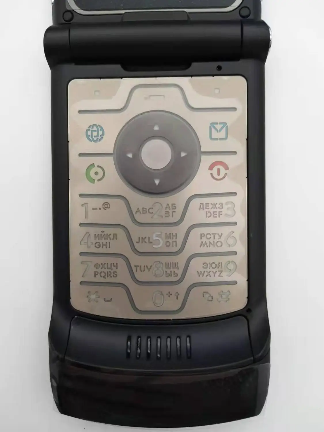 Щепка Цвет~ Всемирная версия флип диапазона квада GSM Motorola DROID Razr V3 мобильного телефона один год гарантии