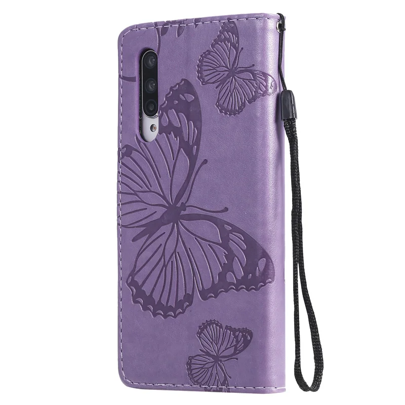 Чехол Кошелек с бабочкой для Xiaomi MI A3 Lite MI9 CC9 чехол книжка из ТПУ кожаный CC9E