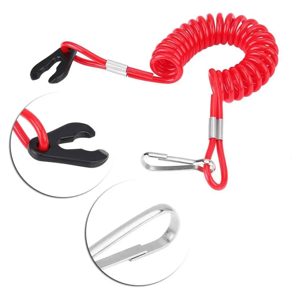 

1 Pc Boat Outboard Engine Motor Lanyard Kill Stop Switch Safety Tether for YAMAHA Safety Rope Dropshipping Wholesale