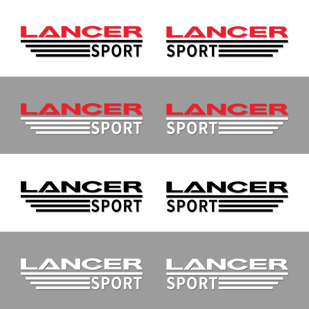 Автомобильные наклейки на зеркало заднего вида для Mitsubishi Ralliart Lancer EX ASX Colt Delica Eclipse