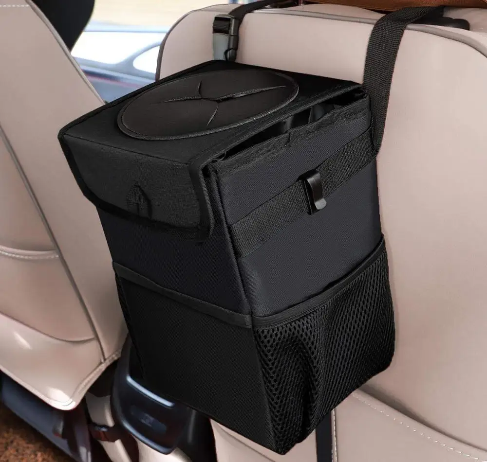 HaoYiShang универсальная герметичная портативная Автомобильная корзина для мусора