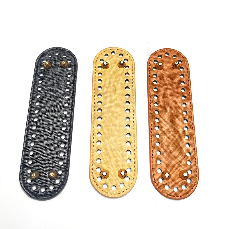 18*5 см овальное длинное дно для вязальной Сумки из искусственной кожи с 38