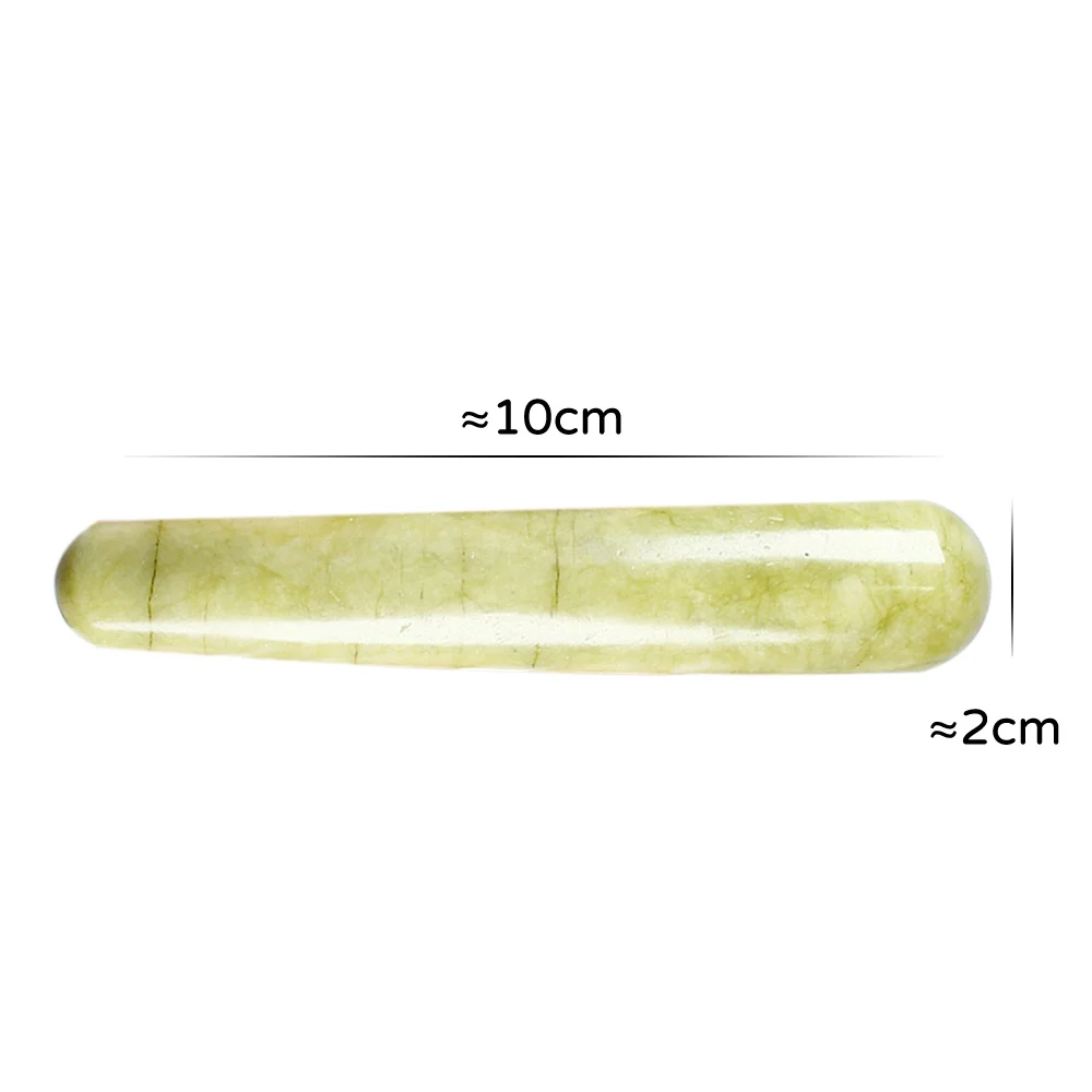 

1 Pcs Healing Crystal Stone Acupuncture Point Massage Wand Stick Scraping Gua Sha Jade Massager Muscles Tightening Tools