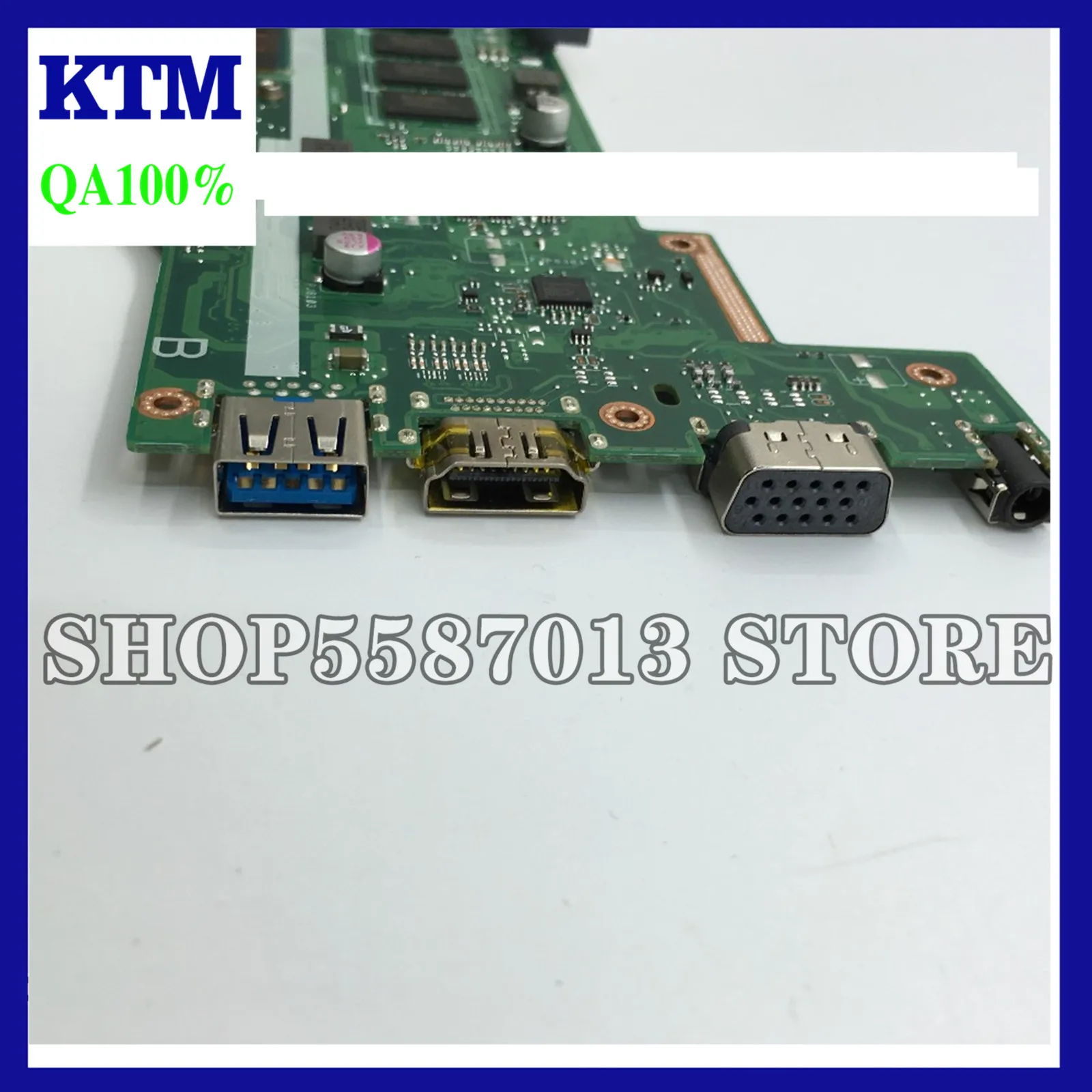 

KEFU X200MA For ASUS F200MA X200MA Laptop Motherboard N3530/N3520 CPU 2GB MEMORY Motherboard REV2.1 Test