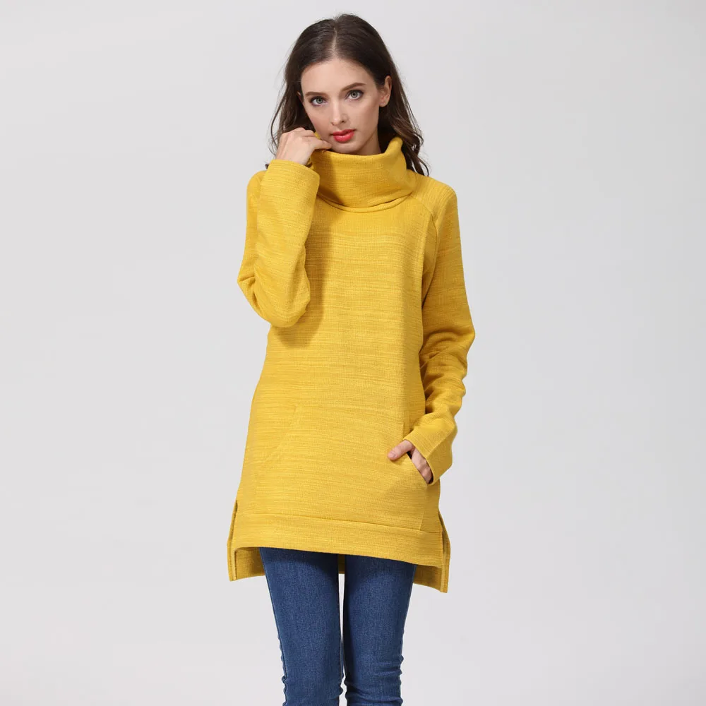 

Elegant Maternity Clothes Nursing Clothing Thermal breastfeeding Coat Turtle Neck Nursing Sweaters Hoodie For Pregnant Women