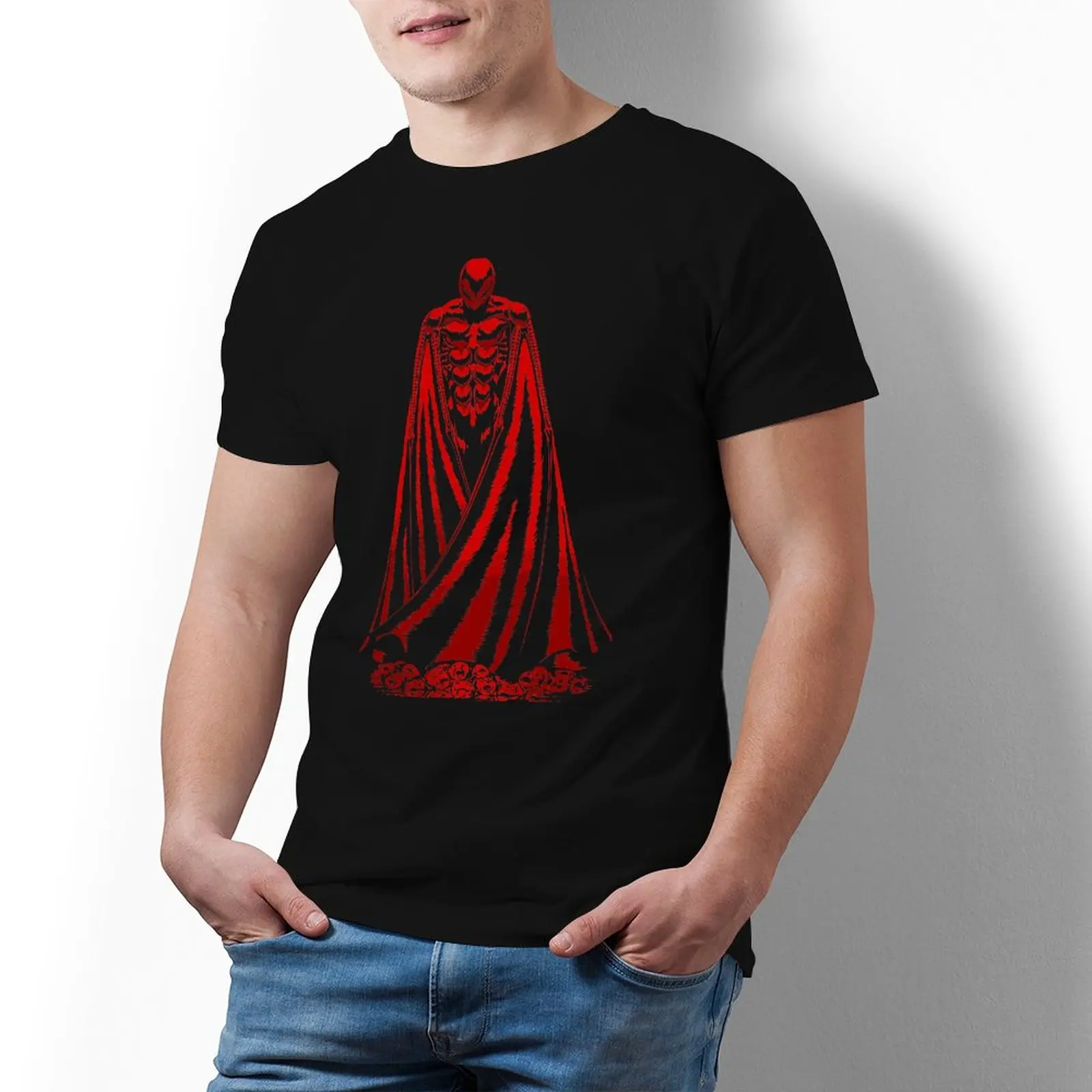 

Футболка мужская хлопковая с коротким рукавом и графическим принтом