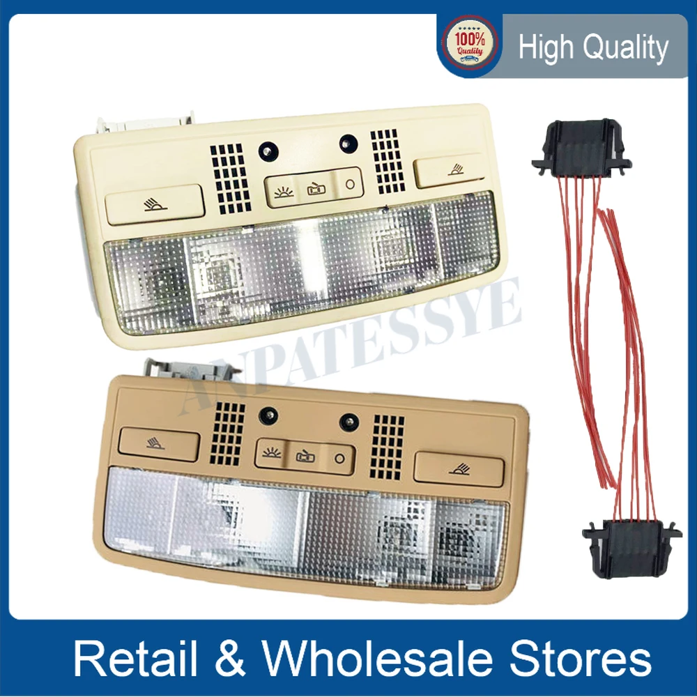 

3BD 947 105 2EN 3B7 947 105F 3BD947105 Beige Deep Beige Apricot Color Dome Light Interior Reading Lamp for V W Passat B5