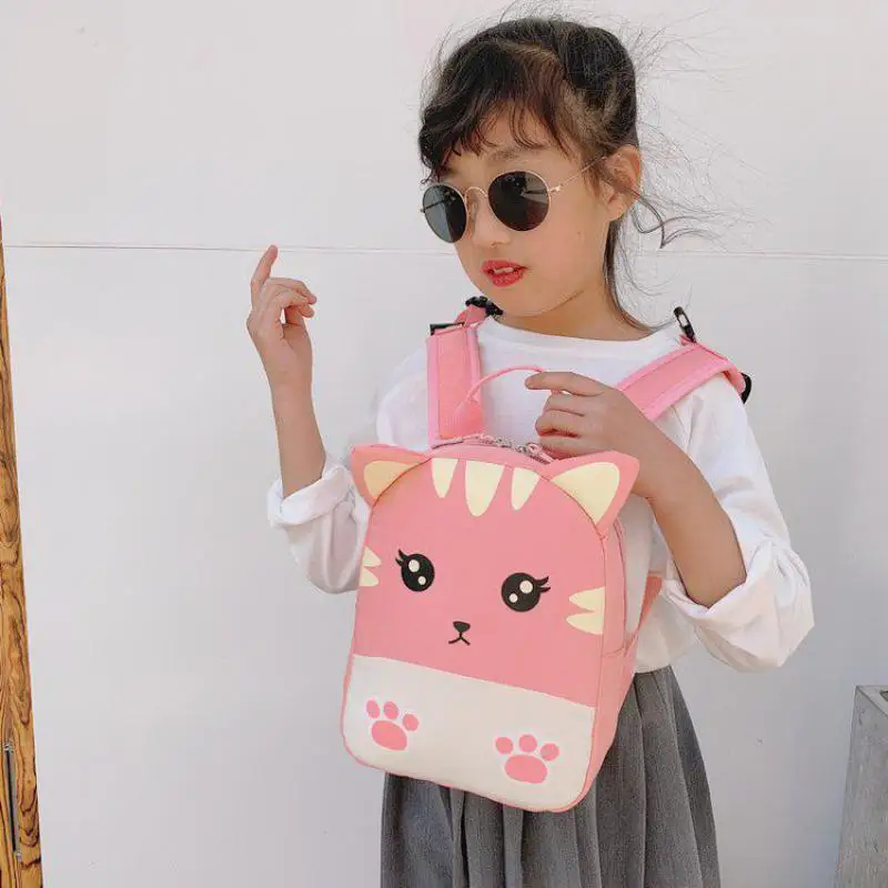 New Children's Bag Anti Lost Backpack Kindergarten Schoolbag Boy Backpack Girl Cute Cartoon Bag Wholesale Kids Bag Rugzak Rugtas