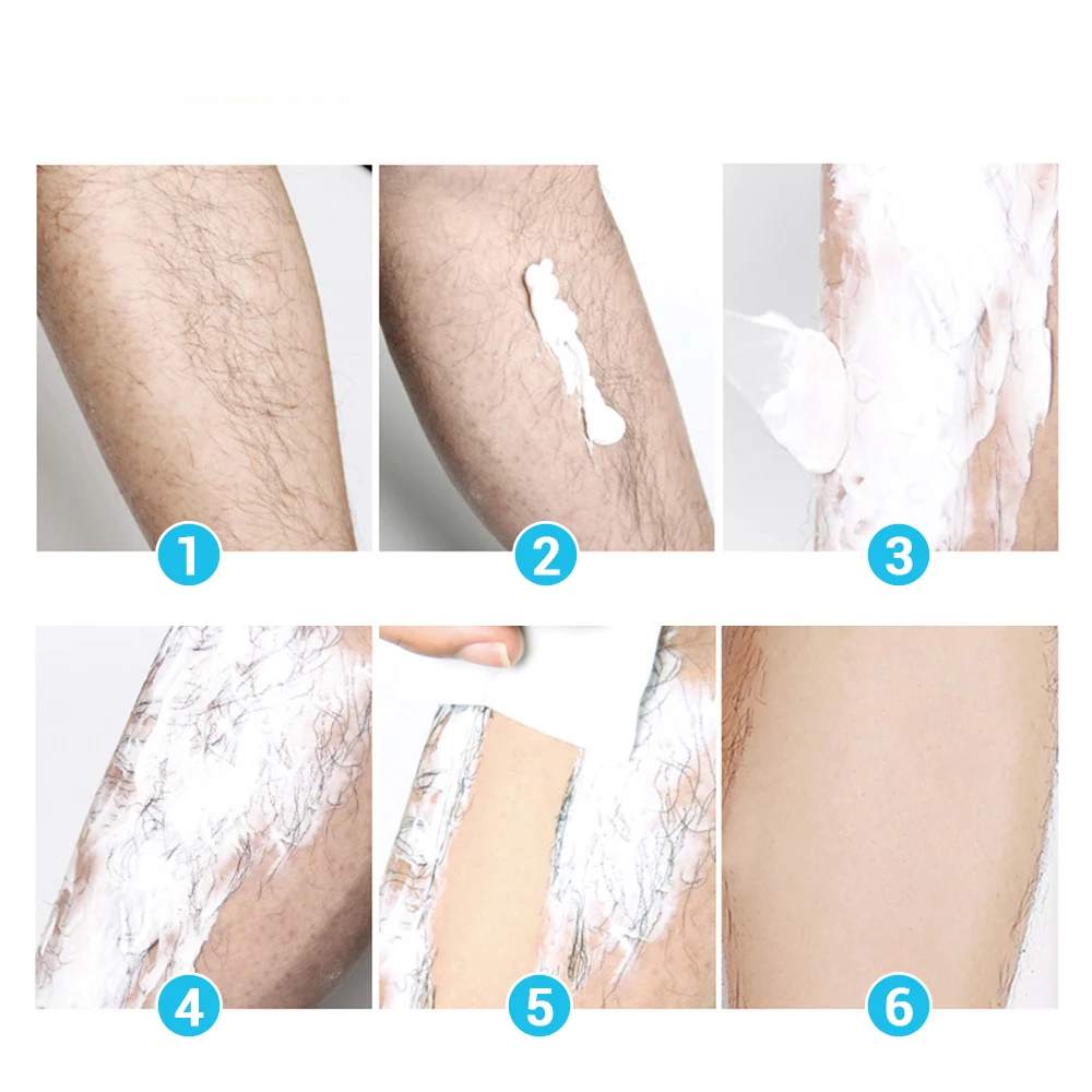 Безболезненное удаление волос крем Удаляет Перманентный для депиляции гладкое