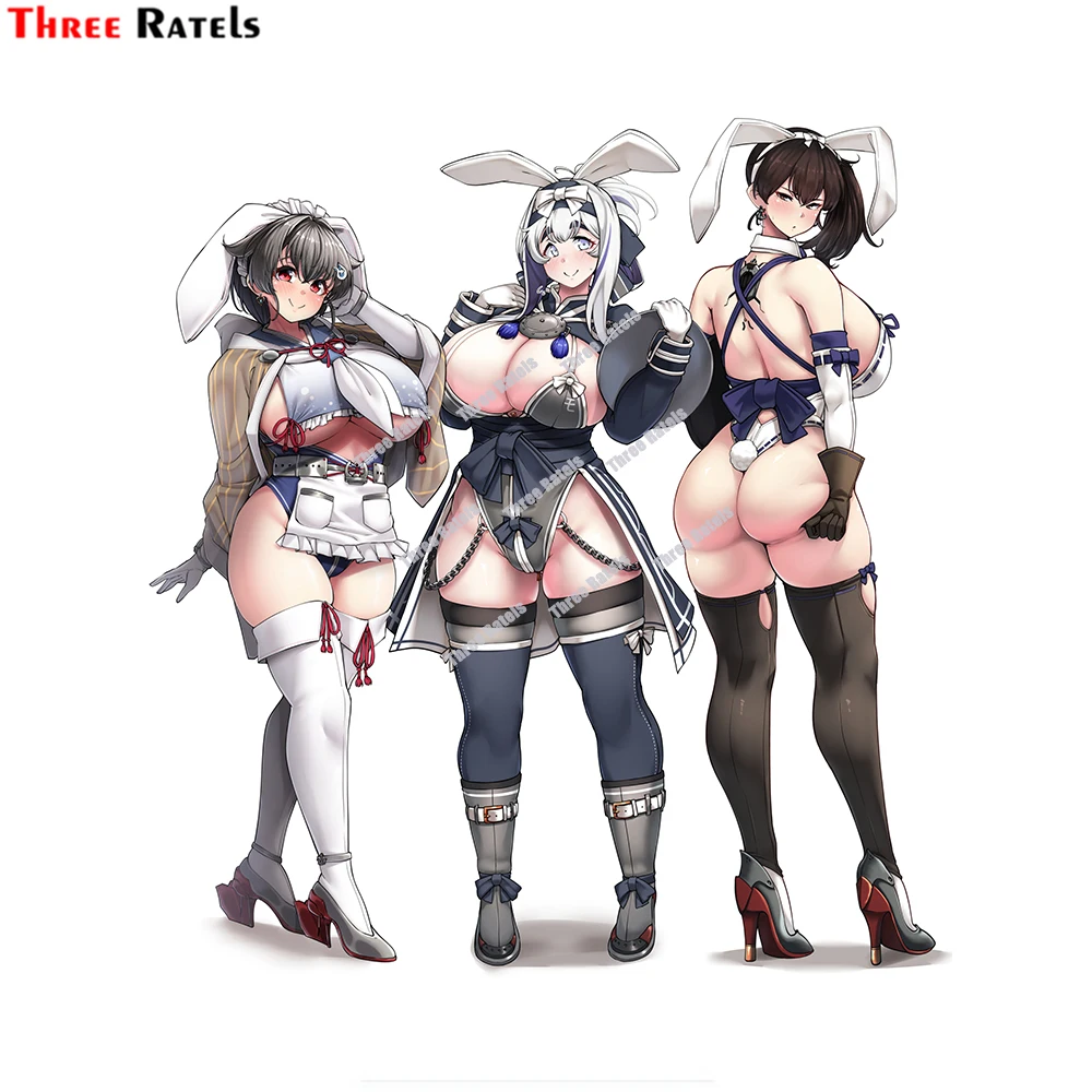Three Ratels D665 Kaga Kamoi и Jingei Kantai Коллекция автомобильных наклеек наклейка аниме
