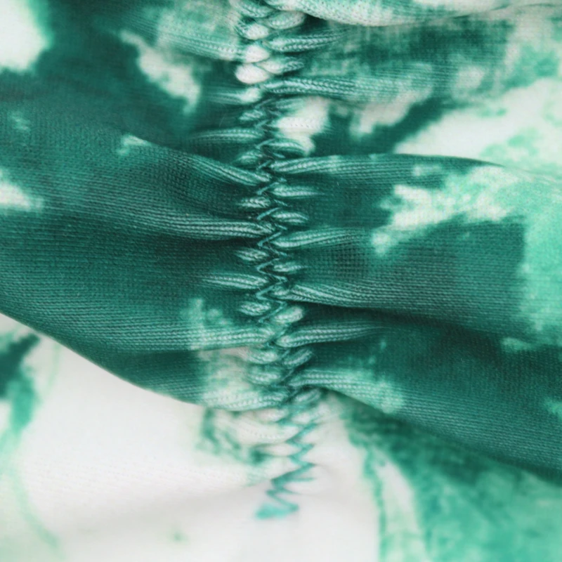 

Tie Dye One Piece Swimsuit Women Bandeau Swimwear Female Off Shoulder Bodysuit Sexy Hollow Out Bathing Suit Beachwear 2021 New