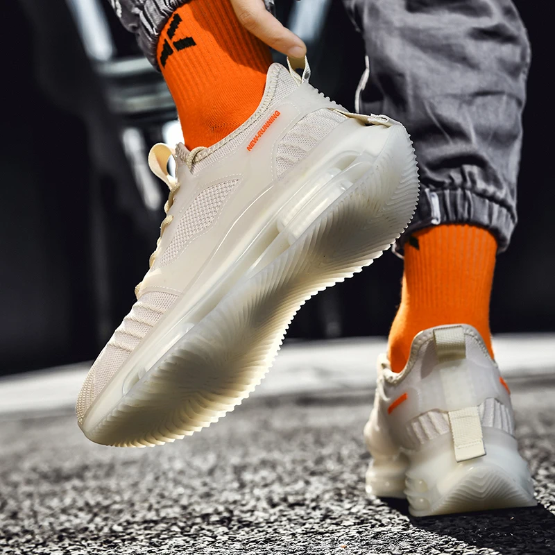

2020 new daddy shoes Flying mesh TPU outdoor casual sports shoes men's shoes