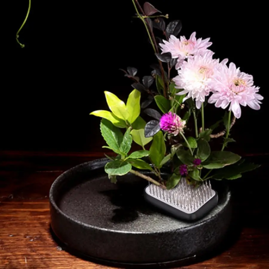 1 шт. прямоугольный игольчатый держатель для цветов Ikebana Kenzan инструменты