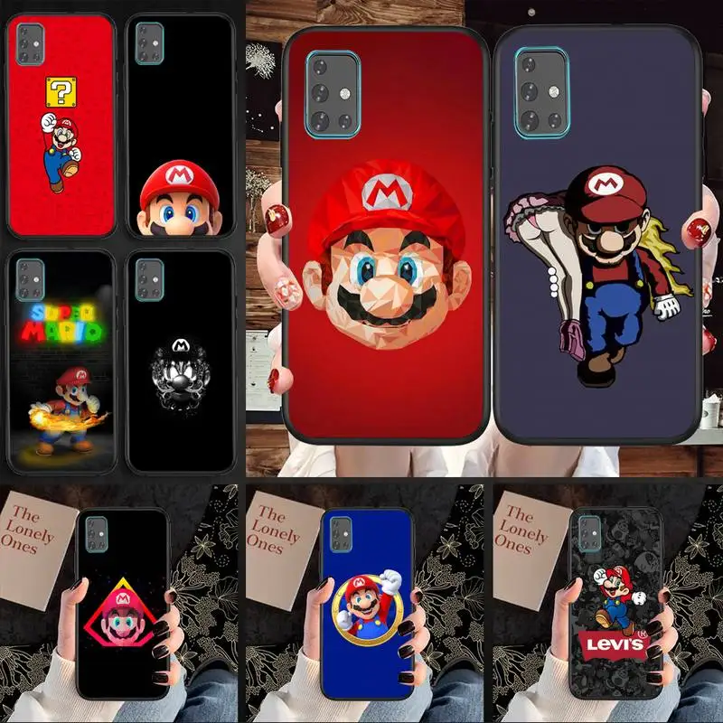 

Mario Game Phone Case For Samsung A71 A80 A91 A01 A02 A11 A12 A21 A31 A32 A20E Cover Coque