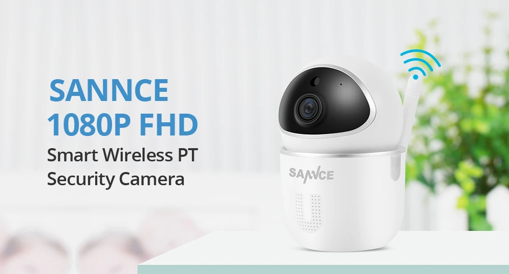 SANNCE домашняя IP камера безопасности Wi-Fi 1080P Беспроводная сетевая камера CCTV камера наблюдения ночное видение Детский Монитор Cam