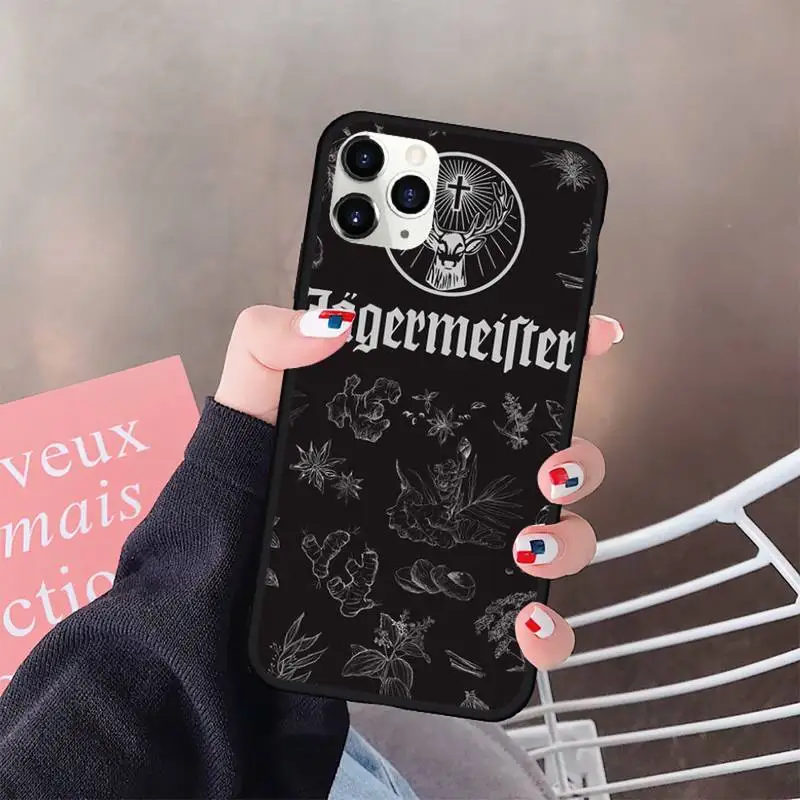 

Jagermeister Whiskey Phone Case For IPhone 12 Pro Max 6 6s 7 8 Plus XS XR 12mini Se 2020 Iphone 11 Pro Max Case