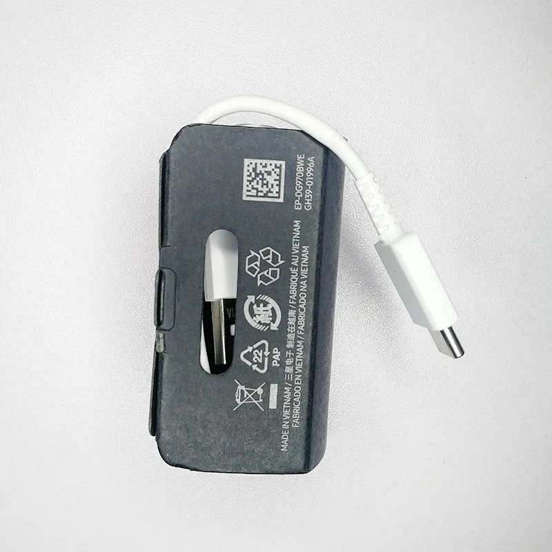 Type-C Cable Only Samsung S10 легко присоединяемого быстродействующего Зарядное устройство 9V 1.67A адаптер питания для быстрой зарядки Тип-c кабель для Galaxy A30 A40 A50 A70 A60 S8 note 8, 9 - Тип штекера: Type-C Cable Only