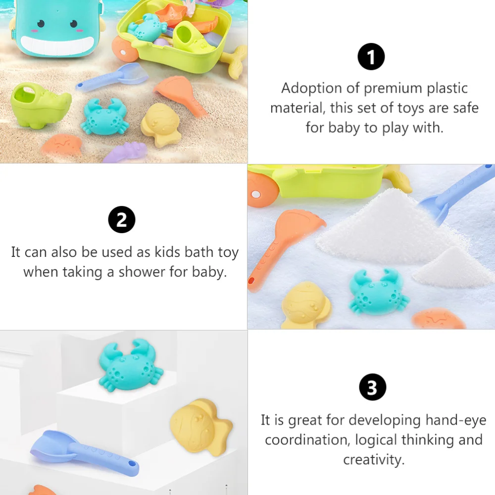 

1 Set Baby Bath Beach Sand Sand Beach Toys Kids Sand Playing Funny Toys