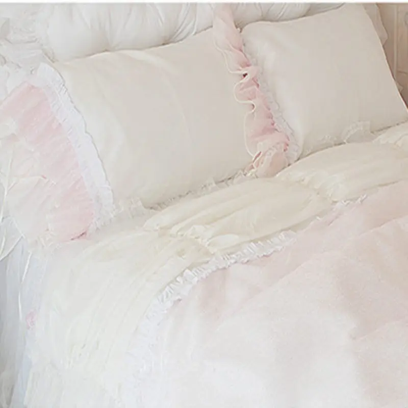 Комплект постельного белья принцессы роскошный качественный хлопковый комплект