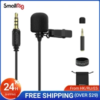 simorr l1 3 5mm trstrrs professional lavalier microphone for mobile phone computer lapel clip on mic cable length 6 5ft 3388