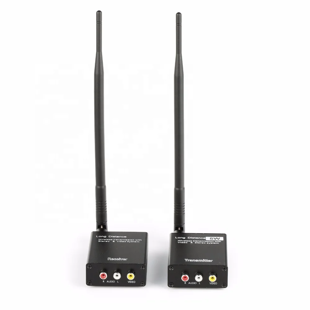 TLT-TECH 2.4GHz 5W 5000mw Mini Wireless Video Transmitter And Receiver Long Range Portable Mobile Hz Wireless Transmission