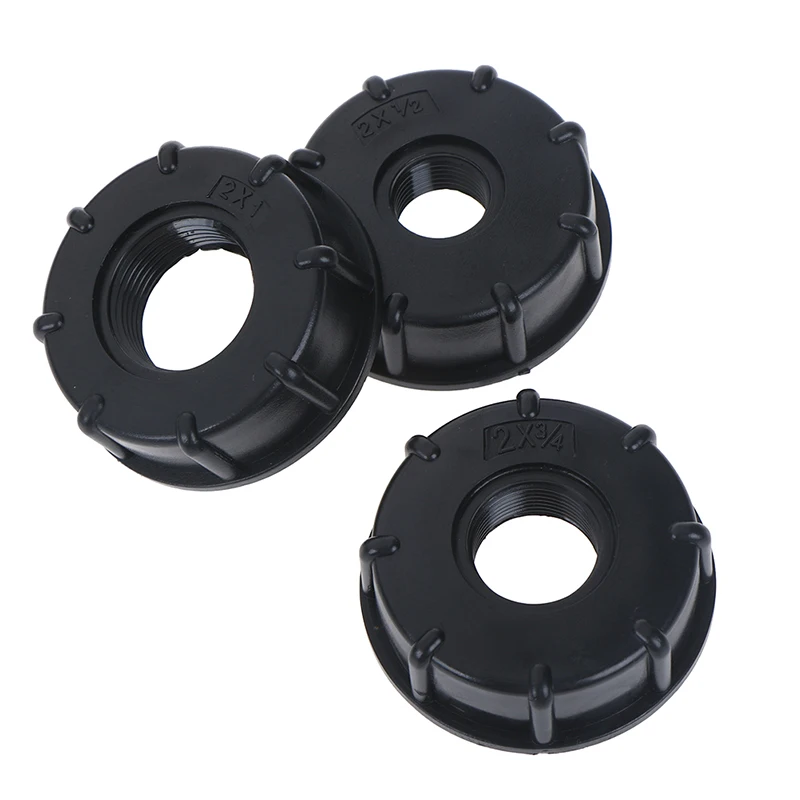 

New IBC Hose Adapter Reducer Connector Water Tank Fitting 1/2" 3/4" 1"Standard Coarse Thread Durable Garden Pipe Tap Storage
