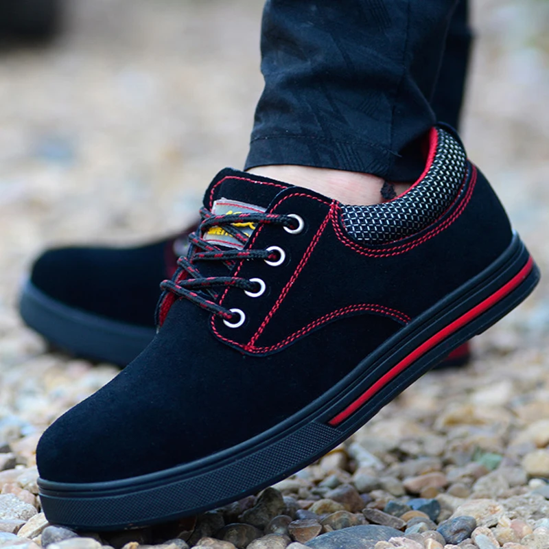 

Outdoor Trekking Hiking Shoes Anti-Smashing Steel Toe Shoes Light And Breathable Safty Shoes Anti-slip Odor-Proof Safty Shoes