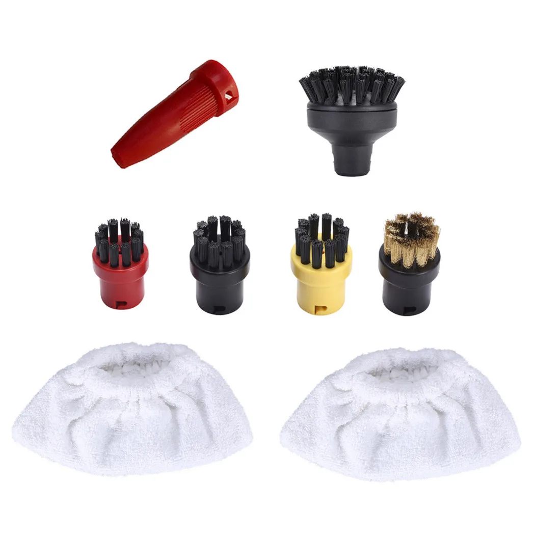 

Power Nozzle Round Brush Mop Cloth Kit For Karcher Steam Cleaner SC1 SC2 SC3 Vacuum Cleaner Spare Parts Accessories