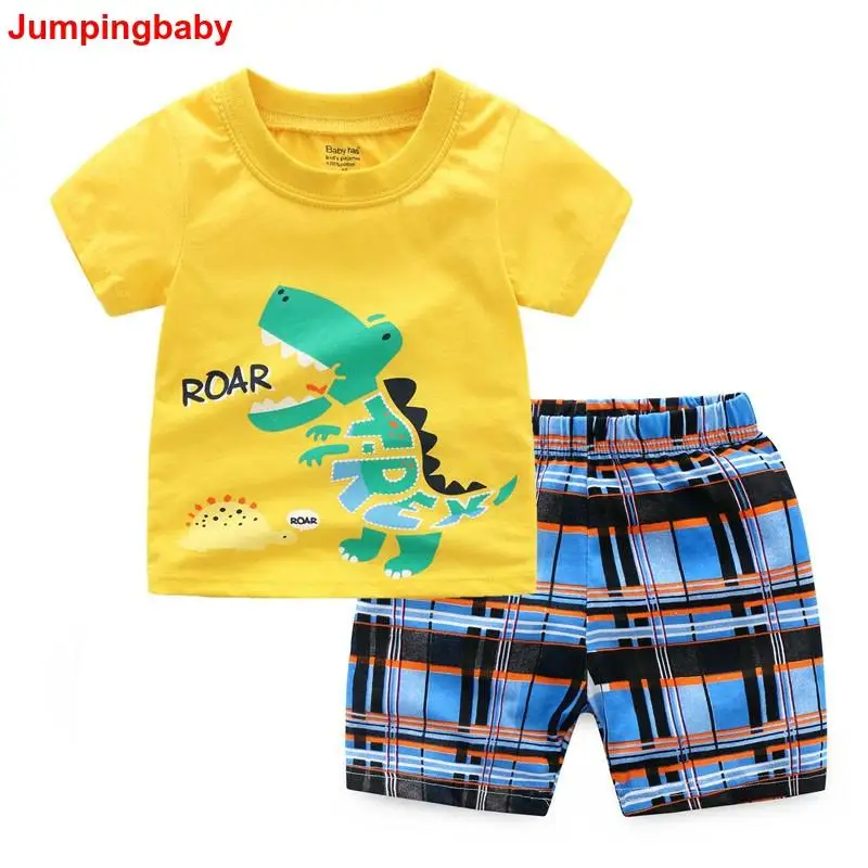 20121 Kids Clothes Boys Summer Top Children Clothing Sets Conjunto Infantil Menino Pijama Todder Tracksuit Baby Ensemble New |