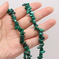 5 8mm natural malachite beaded irregular gravel beads for jewelry making diy necklace bracelet accessries length 40cm