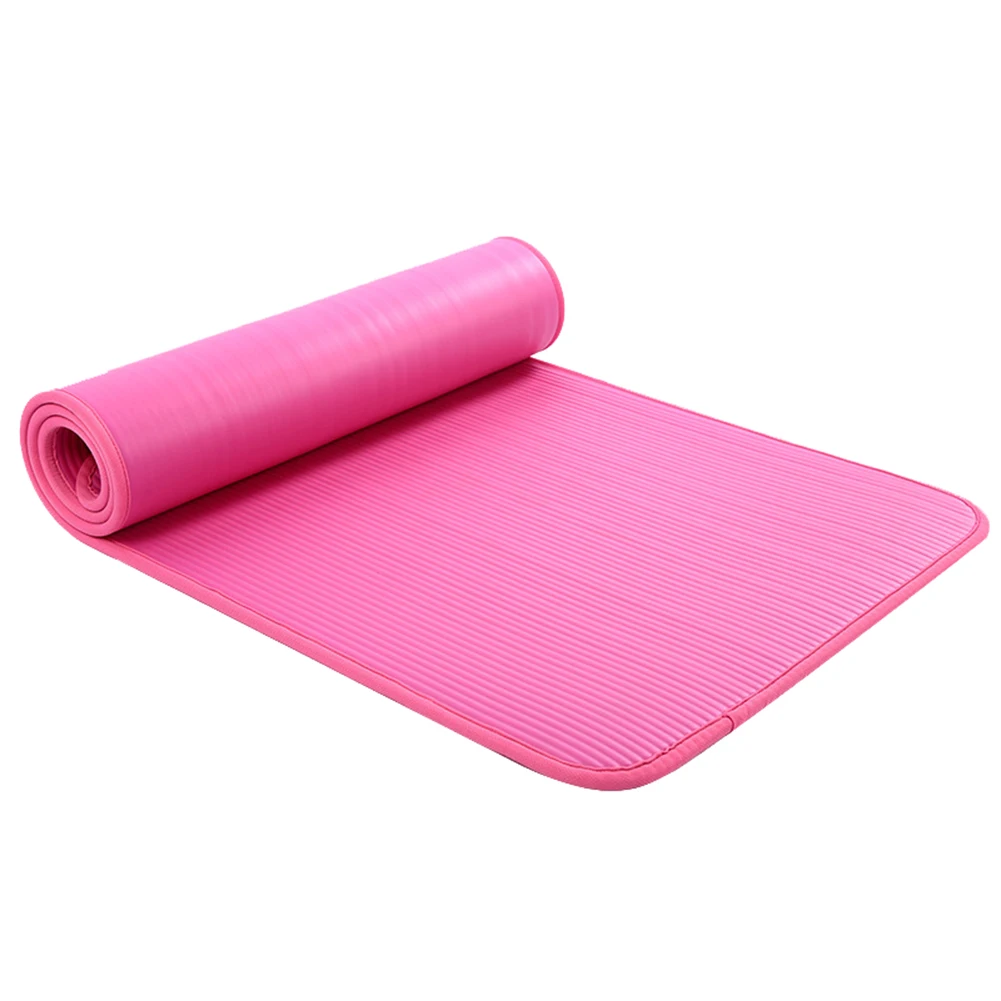 Коврик для йоги нескользящий сверхтолстый спортивный без запаха фитнеса