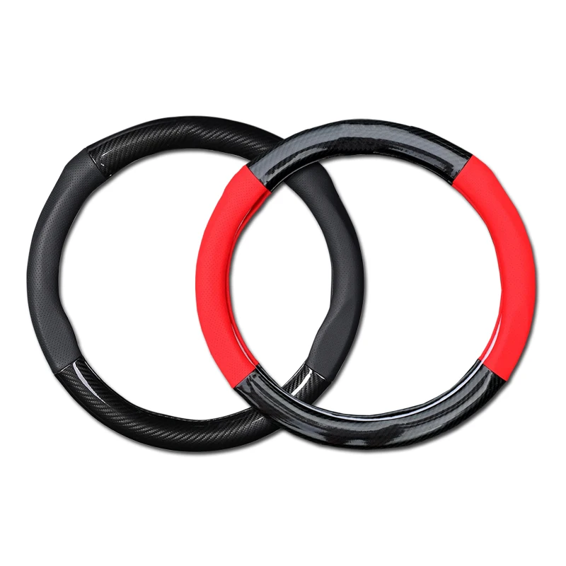 Автомобильный чехол рулевого колеса автомобиля из углеродного волокна