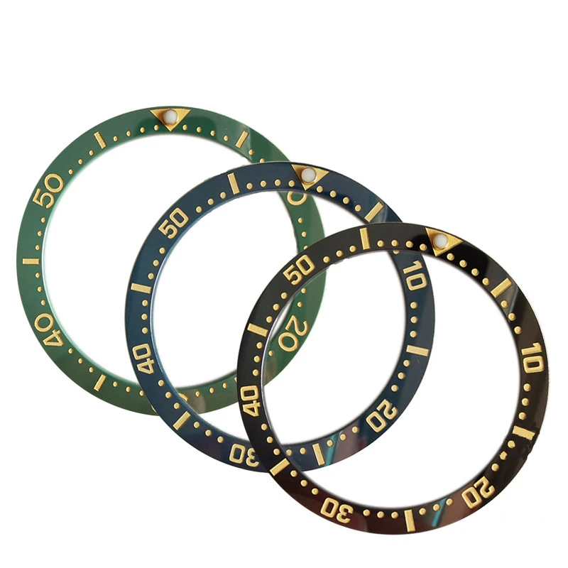 Часы наручные черно-серые с керамической вставкой Сменные аксессуары для