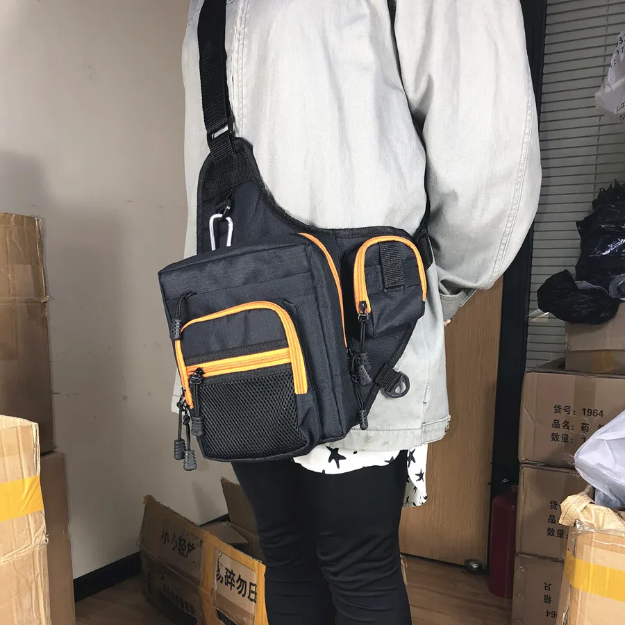 Сумка-слинг для рыбалки Наплечная рыбы холщовая водонепроницаемая сумка