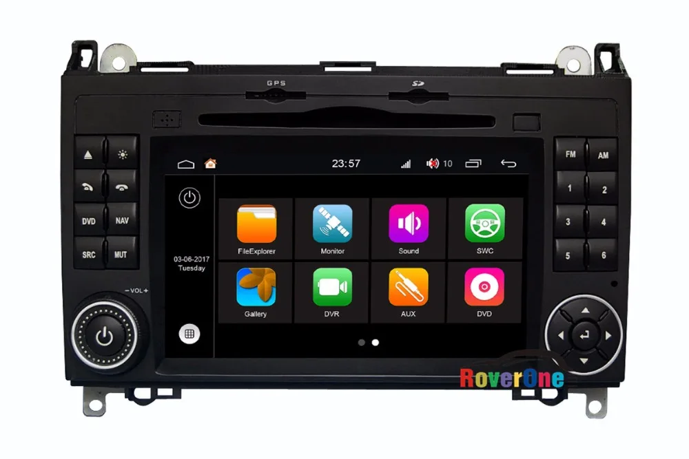 Автомагнитола для Mercedes B170 B180 B200 Viano Vito Android 7 1 DVD радио стерео GPS навигация