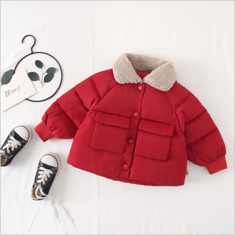 Детский пуховик хлопковый светильник хлопковое пальто для мальчиков и девочек