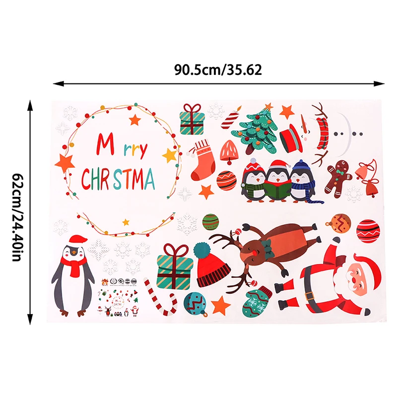 

Bauble Window Stickers Clings Reusable Christmas Decorations Quick Simple Decal
