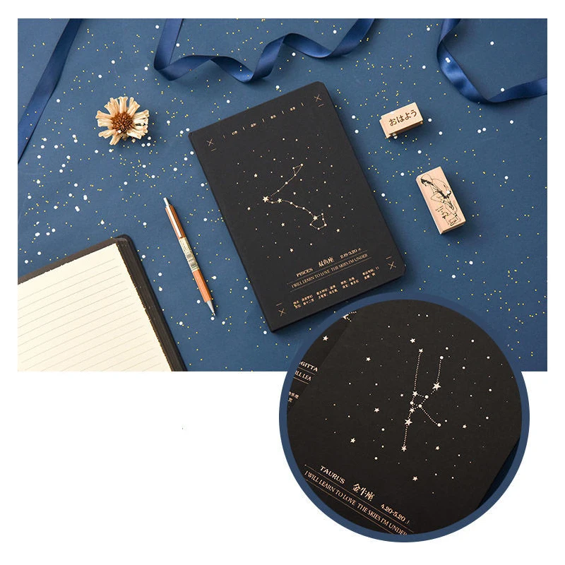 Европейский Креативный блокнот в стиле двенадцати созвездий ручная книга